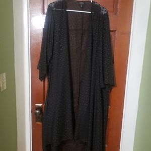Torrid 3x Black Heart Kimono